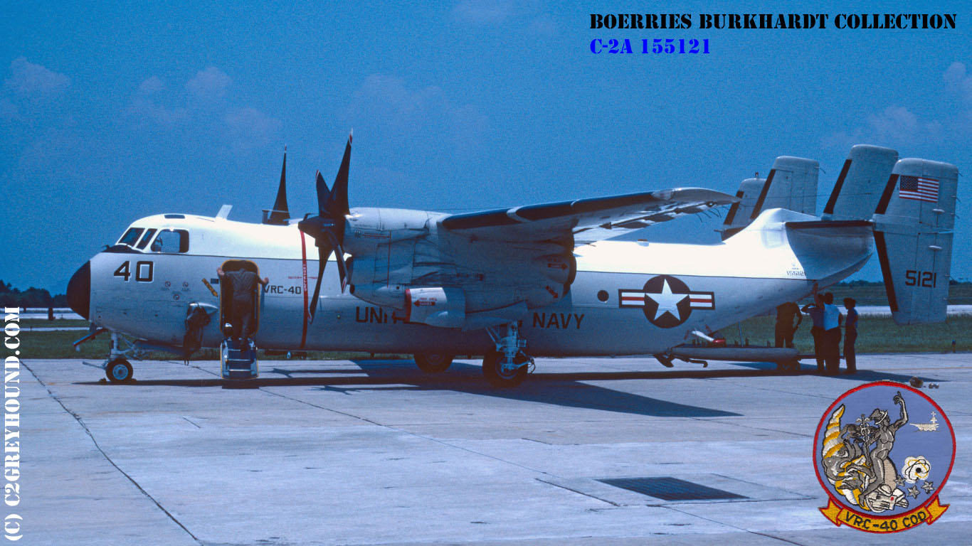 Grumman C-2A Greyhound VRC-40 BuNo 155121